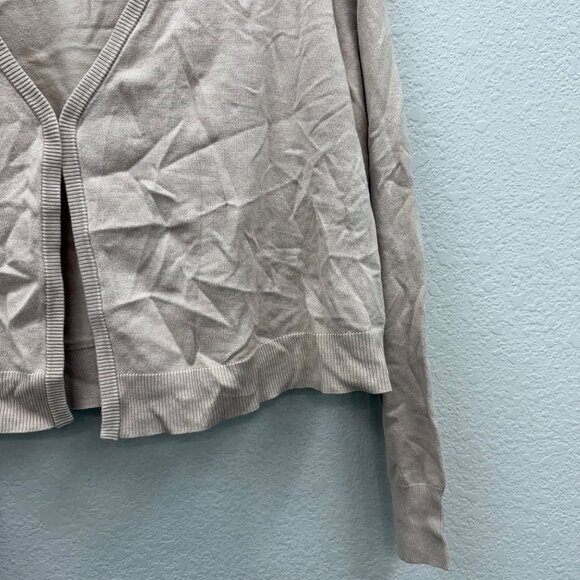 Torrid Fitted Shrug Cement Long Sleeve Knit Sweater Cardigan Womens 2X 18-20 NEW - Picture 3 of 10